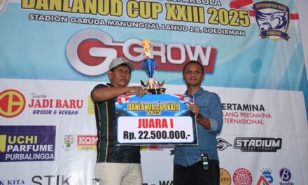 Sengitnya Final Danlanud Cup XXIII, Plt Bupati Dimas Bangga Klub Lokal Juara