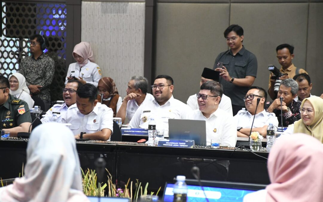 Plt Bupati Dimas Ikuti Rapat Inflasi Jateng, Gubernur Minta Kios TPID Diperbanyak