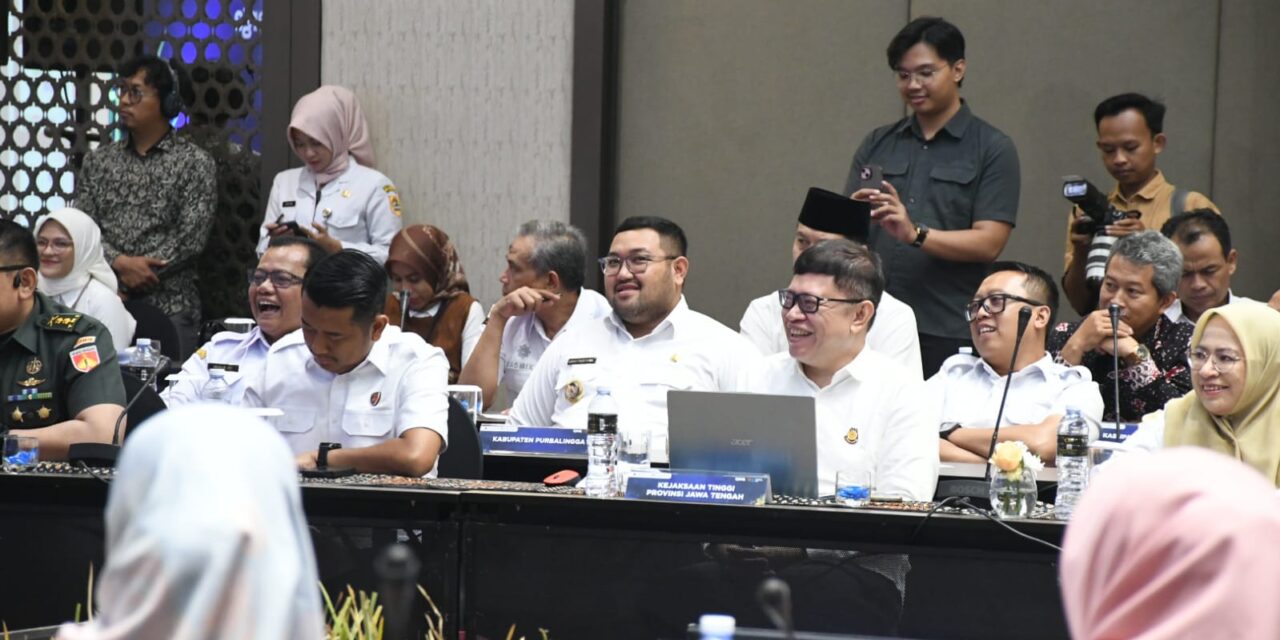 Plt Bupati Dimas Ikuti Rapat Inflasi Jateng, Gubernur Minta Kios TPID Diperbanyak