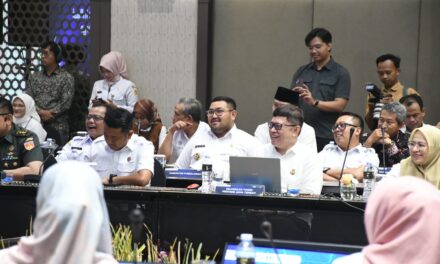 Plt Bupati Dimas Ikuti Rapat Inflasi Jateng, Gubernur Minta Kios TPID Diperbanyak