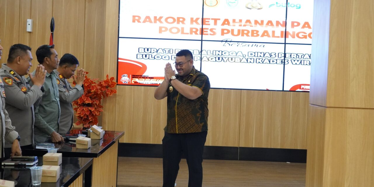 Akselerasi Ketahanan Pangan, Pemkab–Polres Purbalingga Tancap Gas Tanam Jagung