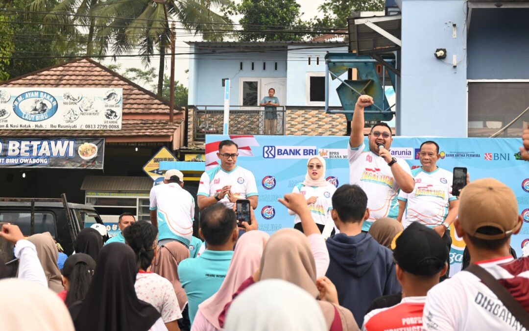 Wabup Dimas Lepas Ribuan Peserta Jasaluga Owabong 2025