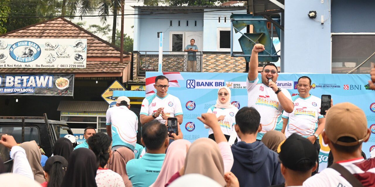 Wabup Dimas Lepas Ribuan Peserta Jasaluga Owabong 2025