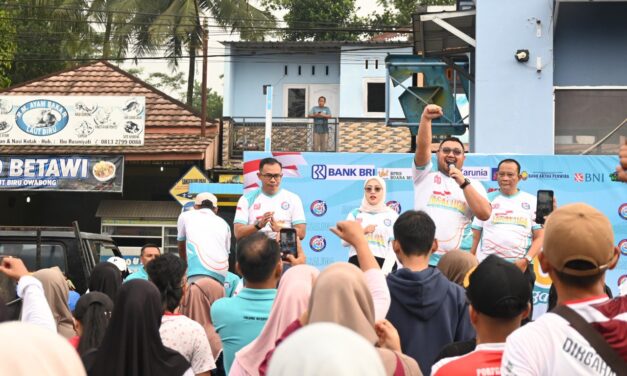 Wabup Dimas Lepas Ribuan Peserta Jasaluga Owabong 2025