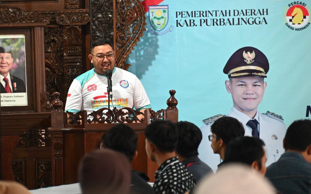 Buka Turnamen Catur, Wabup Dukung Jadi Tradisi Tahunan Purbalingga