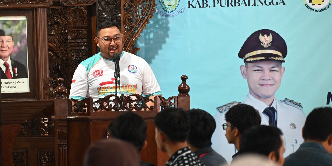 Buka Turnamen Catur, Wabup Dukung Jadi Tradisi Tahunan Purbalingga