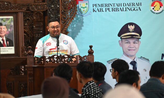 Buka Turnamen Catur, Wabup Dukung Jadi Tradisi Tahunan Purbalingga