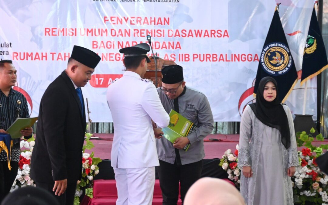 HUT ke-80 RI, 149 WBP Rutan Purbalingga Terima Remisi