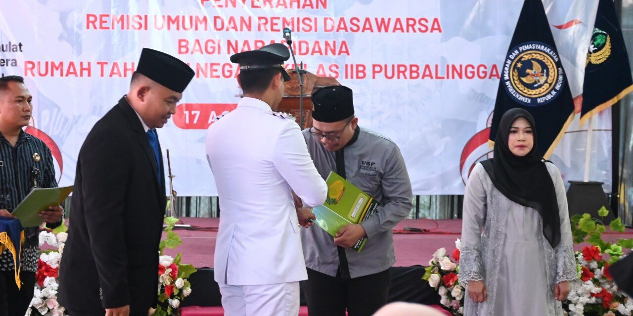 HUT ke-80 RI, 149 WBP Rutan Purbalingga Terima Remisi