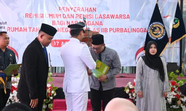 HUT ke-80 RI, 149 WBP Rutan Purbalingga Terima Remisi