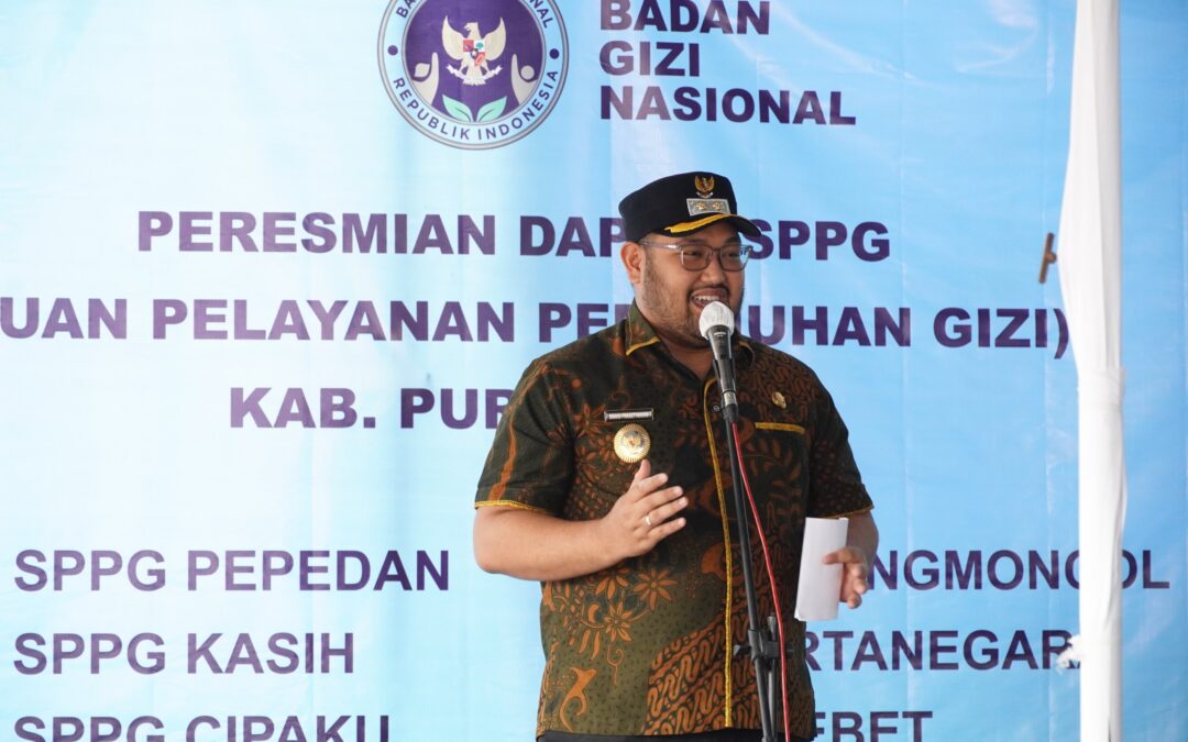 Wabup Dimas Resmikan Tiga Dapur SPPG, Siap Layani 8.400 Siswa