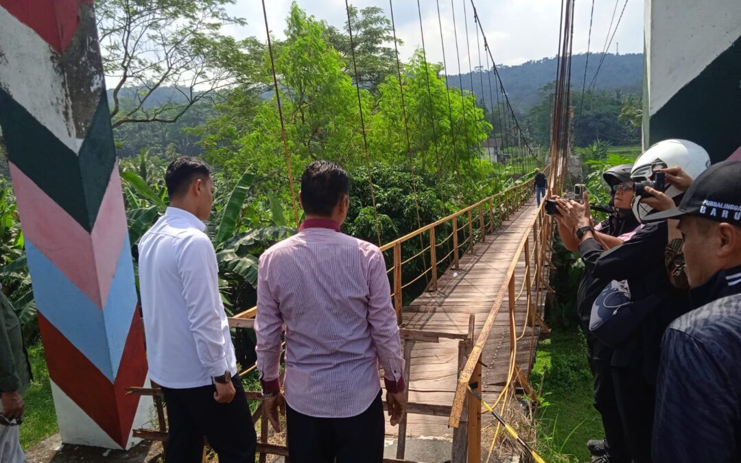 Pemerintah Kabupaten Purbalingga Percepat Perbaikan Jembatan Gantung Sindang-Banjaran