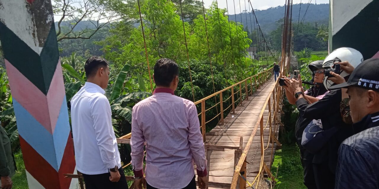 Pemerintah Kabupaten Purbalingga Percepat Perbaikan Jembatan Gantung Sindang-Banjaran