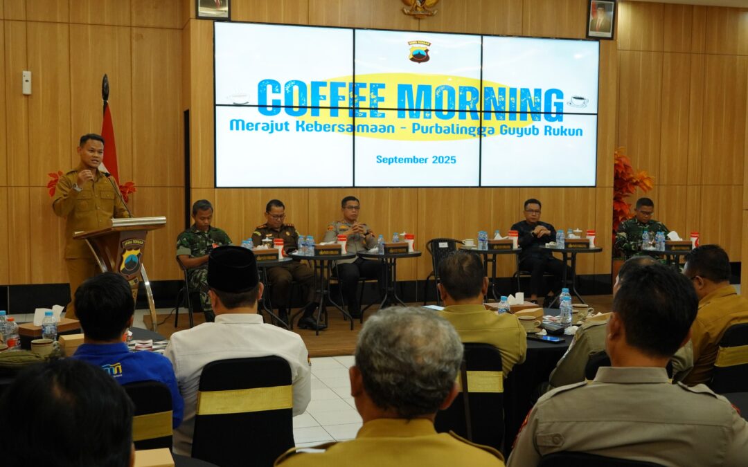 Coffee Morning Bareng Forkopimda, Bupati Fahmi Ajak Jaga Kondusifitas Purbalingga