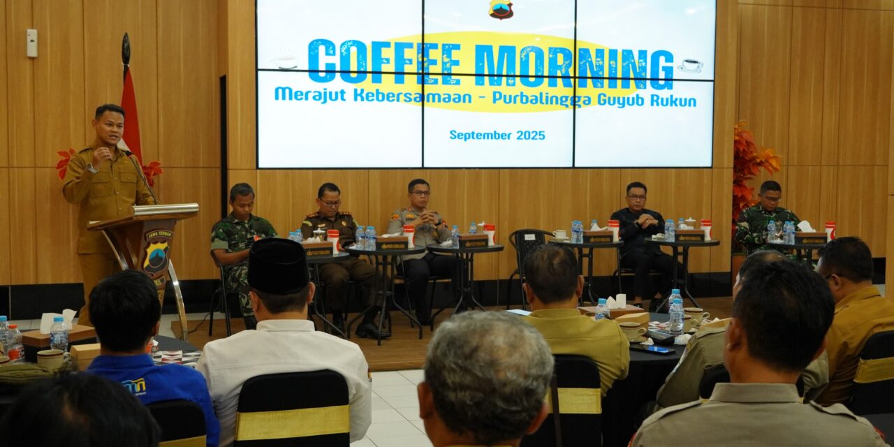 Coffee Morning Bareng Forkopimda, Bupati Fahmi Ajak Jaga Kondusifitas Purbalingga