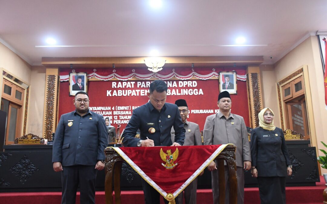 Perda Susunan Perangkat Daerah Disahkan, OPD Purbalingga Lebih Ramping dari 27 Jadi 23