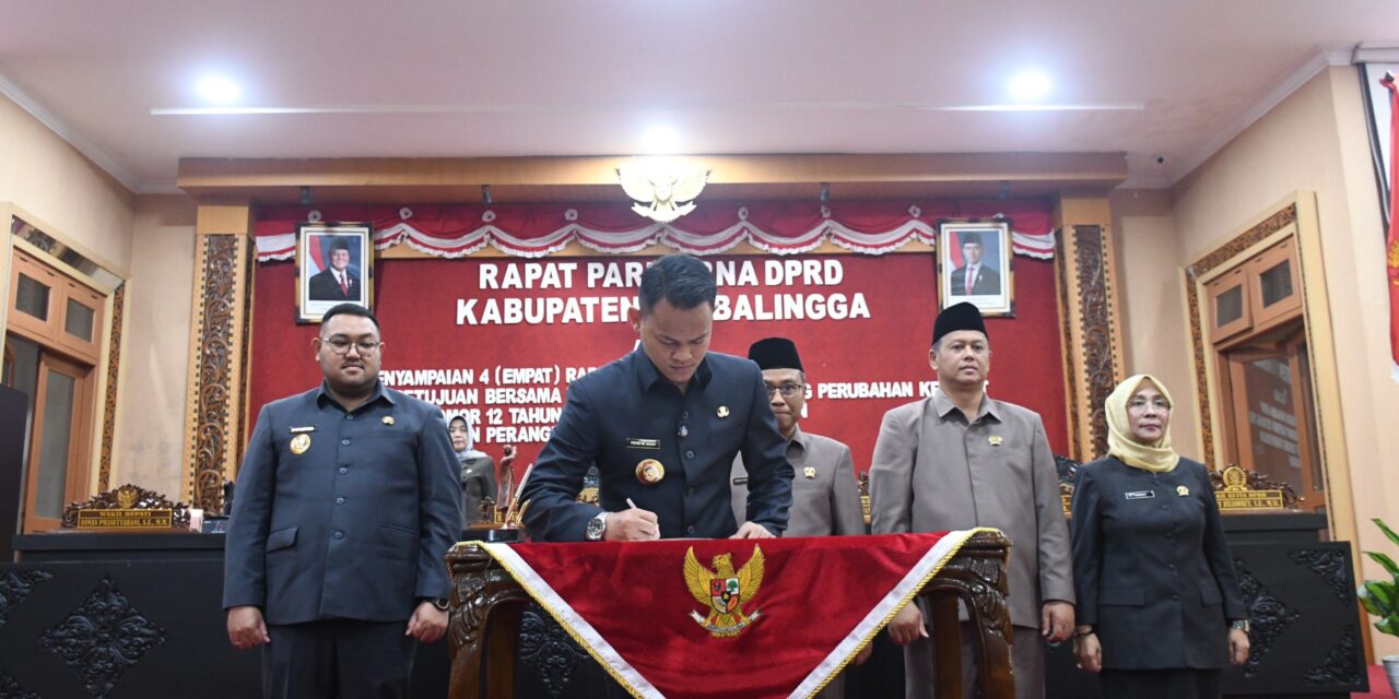 Perda Susunan Perangkat Daerah Disahkan, OPD Purbalingga Lebih Ramping dari 27 Jadi 23