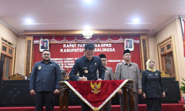 Perda Susunan Perangkat Daerah Disahkan, OPD Purbalingga Lebih Ramping dari 27 Jadi 23