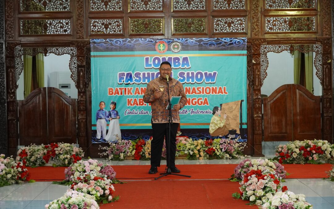 Fashion Show Batik Anak IGTKI, Wabup Dimas: Semua Punya Kesempatan Jadi Juara