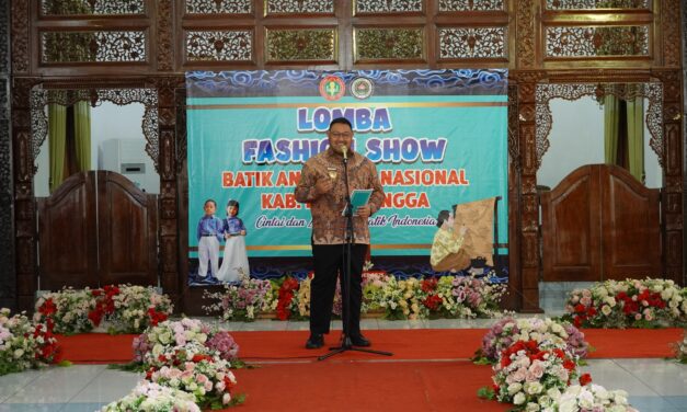 Fashion Show Batik Anak IGTKI, Wabup Dimas: Semua Punya Kesempatan Jadi Juara