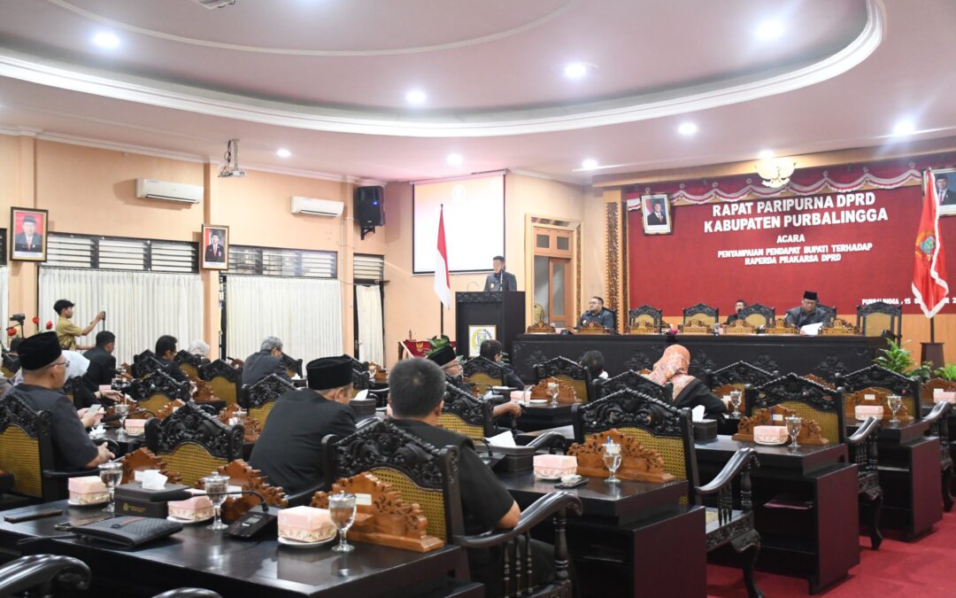 Dari Kerja Sama Daerah hingga Air Minum, Bupati Beri Pendapat 4 Raperda Prakarsa DPRD