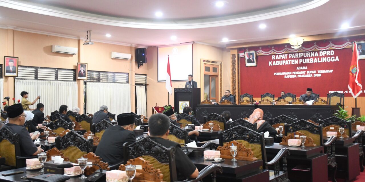 Dari Kerja Sama Daerah hingga Air Minum, Bupati Beri Pendapat 4 Raperda Prakarsa DPRD