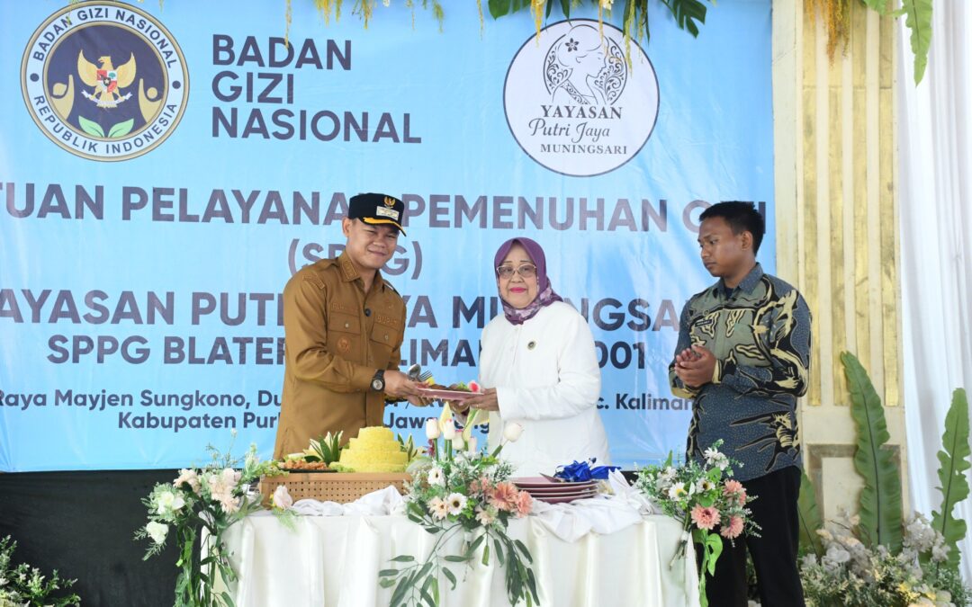 Resmikan SPPG Blater, Bupati Fahmi Dorong Dapur MBG Gunakan Bahan Lokal