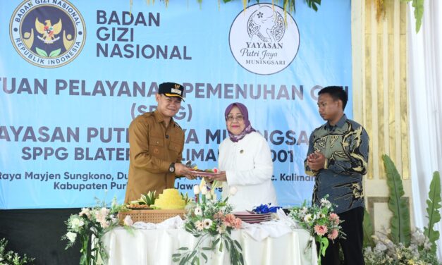 Resmikan SPPG Blater, Bupati Fahmi Dorong Dapur MBG Gunakan Bahan Lokal