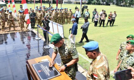 Lapangan Bola Yonif 406/Candra Kusuma Diresmikan, Siap Dimanfaatkan untuk Prajurit dan Masyarakat