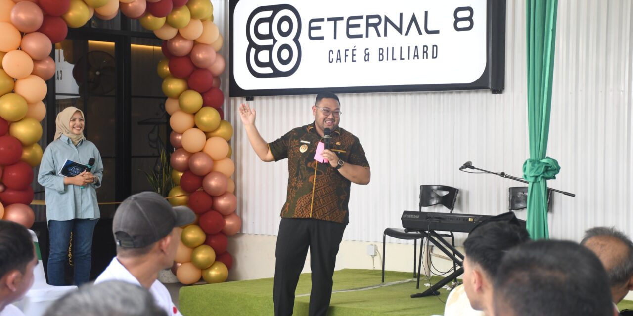 Eternal 8 Cafe & Billiard Resmi Dibuka, Wabup Dimas Harap Jadi Ruang Tumbuh Atlet Biliar Purbalingga