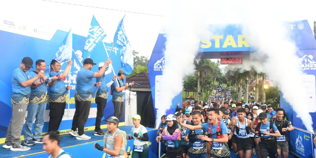 Wabup Dimas Apresiasi, Slamet Trail Run 2025 Sukses Gairahkan Ekonomi Lokal