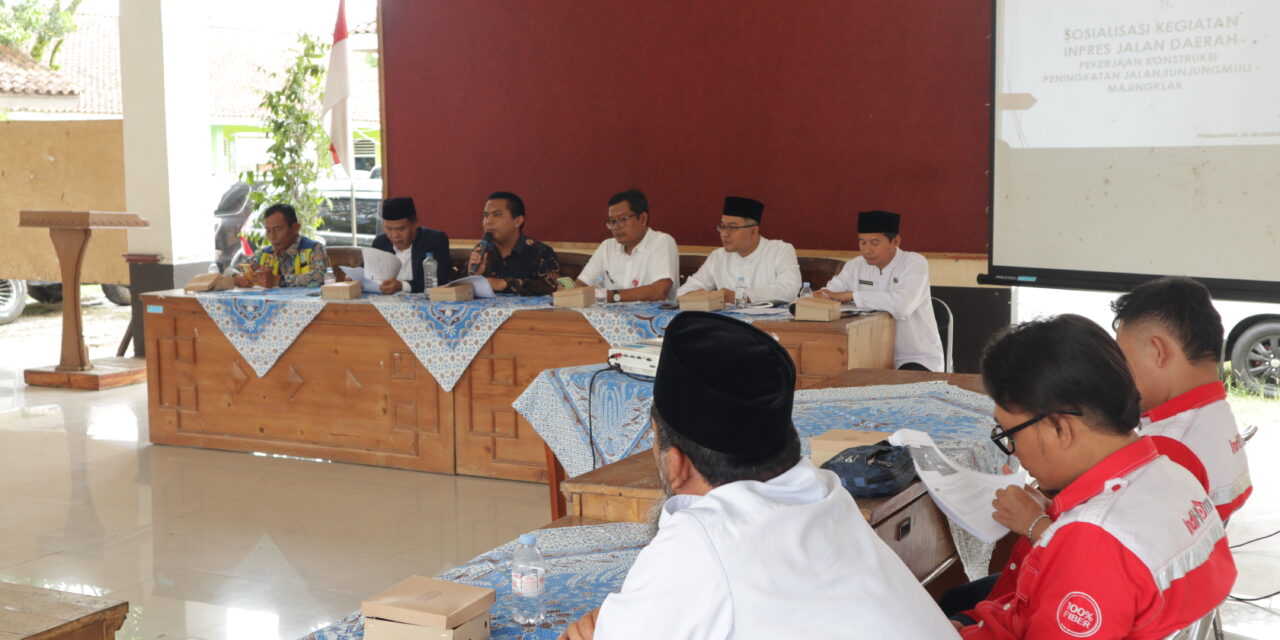 Ditangani Program Inpres Jalan Daerah Rp 16 Miliar, Ruas Majingklak – Tunjungmuli Mulai Dikerjakan