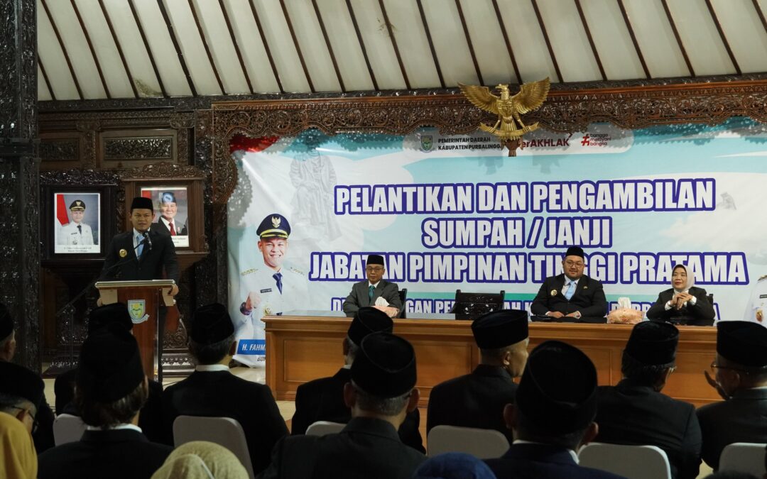 Lantik 16 Pejabat Eselon II, Bupati Fahmi : Role Model Integritas dan Pelayanan Publik