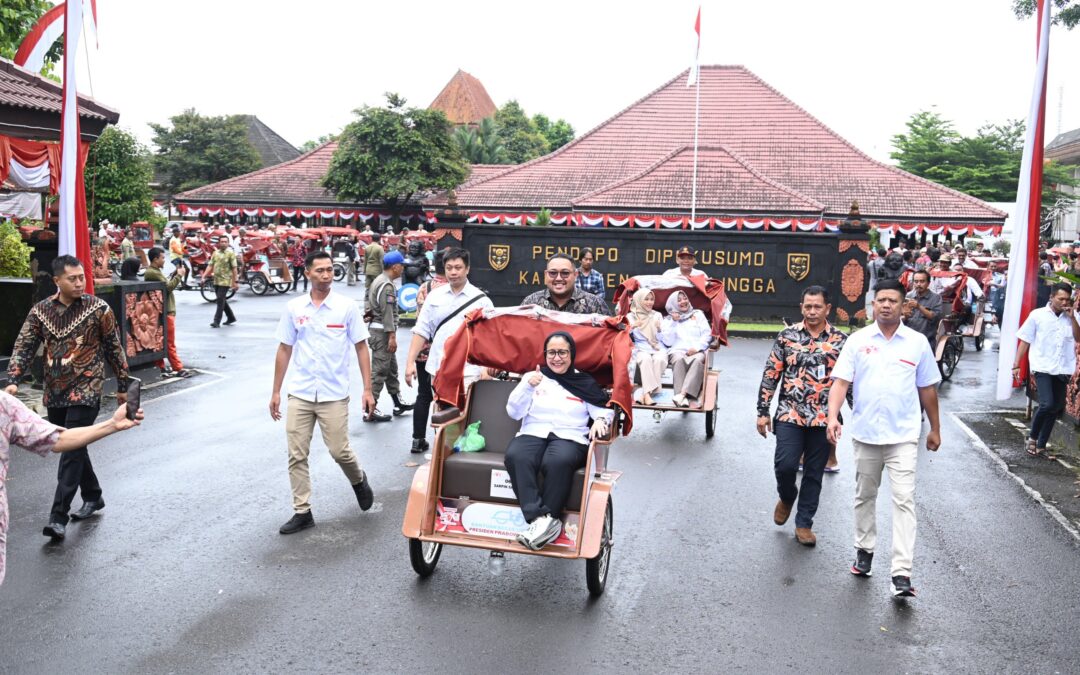 100 Becak Listrik Prabowo Mengaspal, Wabup Dimas Tegaskan Pengawasan Berkala