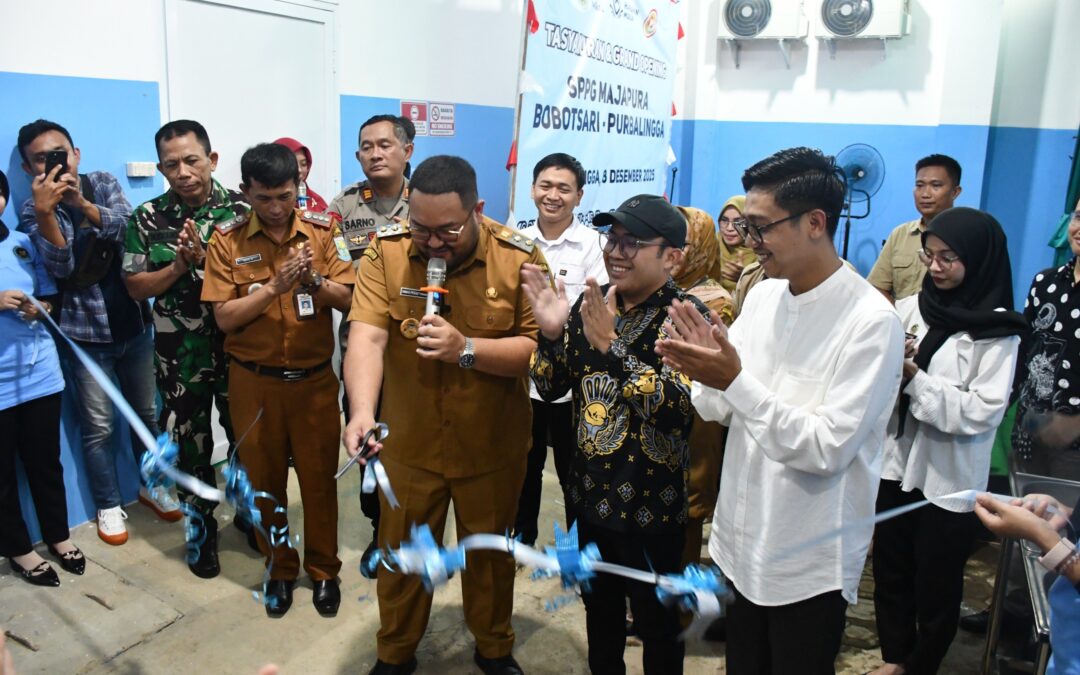 Wabup Dimas Resmikan SPPG Majapura Bobotsari, Layani 2.400 Siswa Program Makan Bergizi Gratis