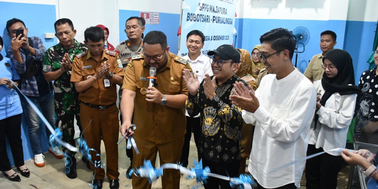 Wabup Dimas Resmikan SPPG Majapura Bobotsari, Layani 2.400 Siswa Program Makan Bergizi Gratis