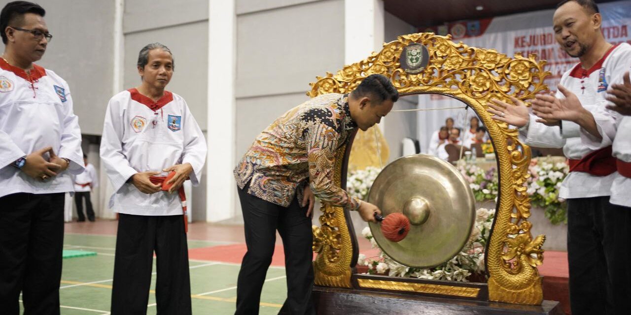 Dibuka Bupati Fahmi, 502 Pesilat Ikuti Kejurda–UKTDA Merpati Putih
