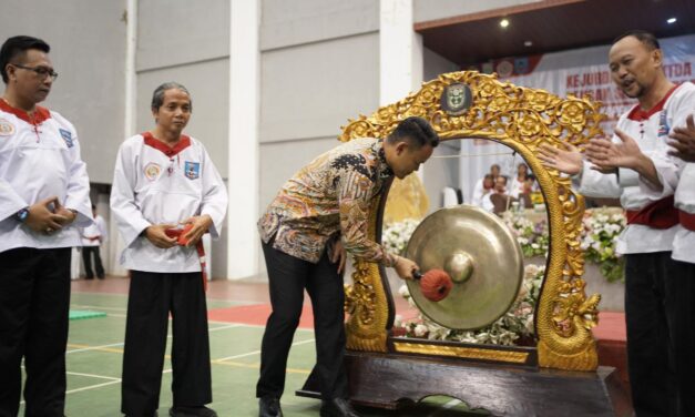 Dibuka Bupati Fahmi, 502 Pesilat Ikuti Kejurda–UKTDA Merpati Putih
