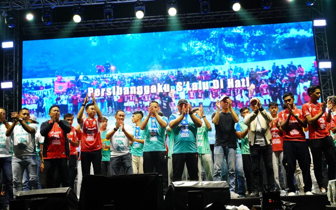 Launching Persibangga, Bupati Fahmi Targetkan Promosi ke Liga 3