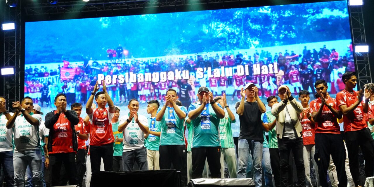 Launching Persibangga, Bupati Fahmi Targetkan Promosi ke Liga 3