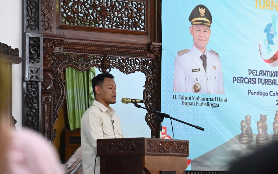 Lantik Pengkab Percasi 2025-2029, Bupati Dorong Atlet Catur Tingkatkan Prestasi