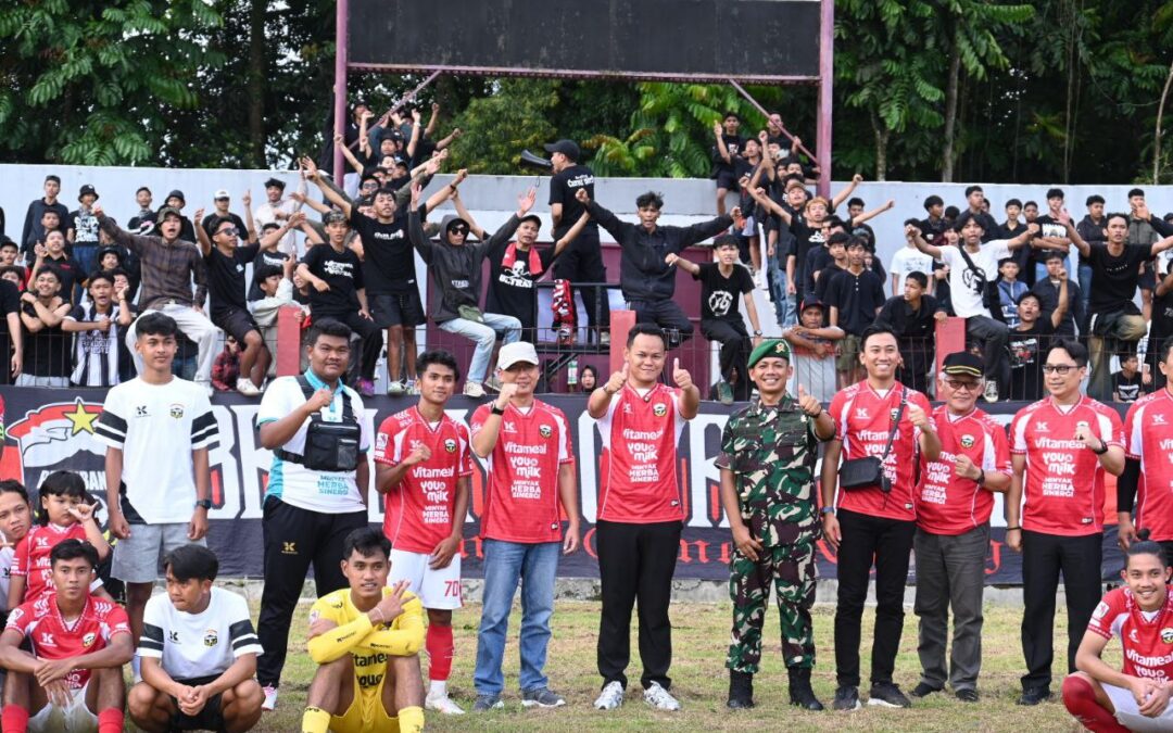 Dukungan Penuh Bupati Berbuah Kemenangan Telak, Persibangga Libas PSIP 4-1