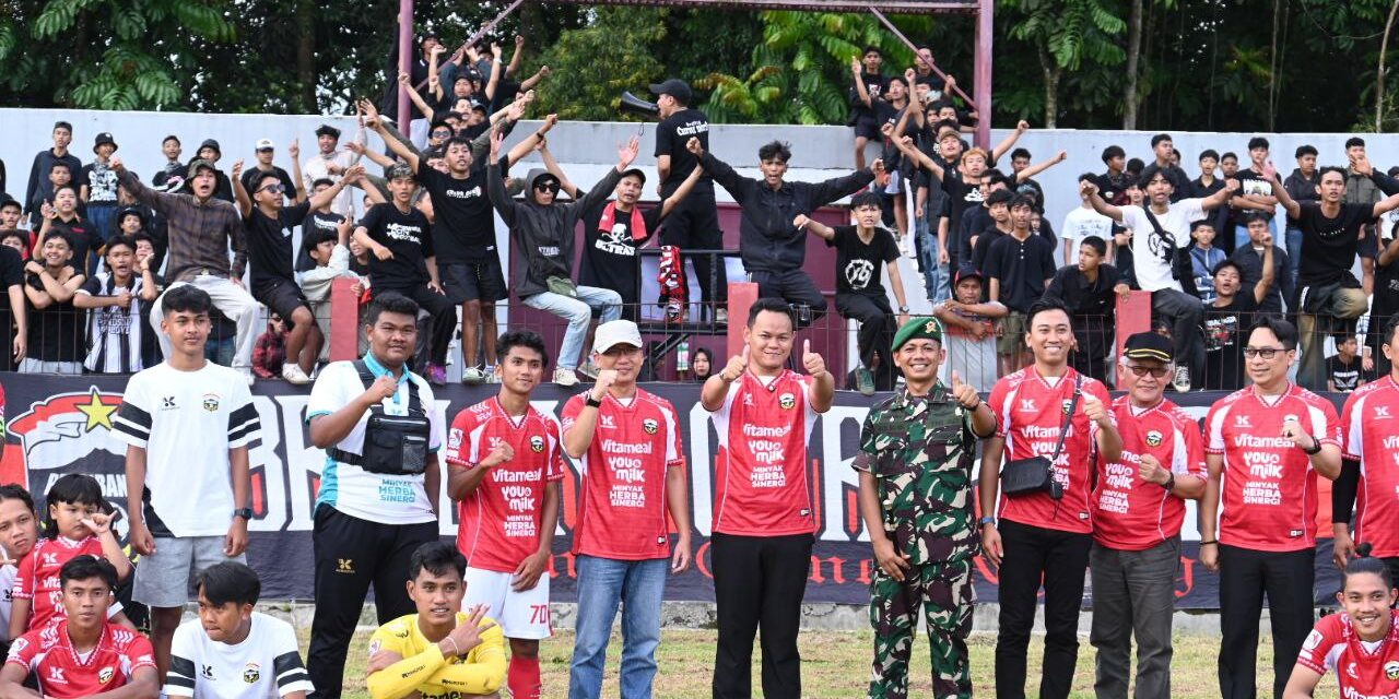 Dukungan Penuh Bupati Berbuah Kemenangan Telak, Persibangga Libas PSIP 4-1