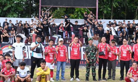 Dukungan Penuh Bupati Berbuah Kemenangan Telak, Persibangga Libas PSIP 4-1