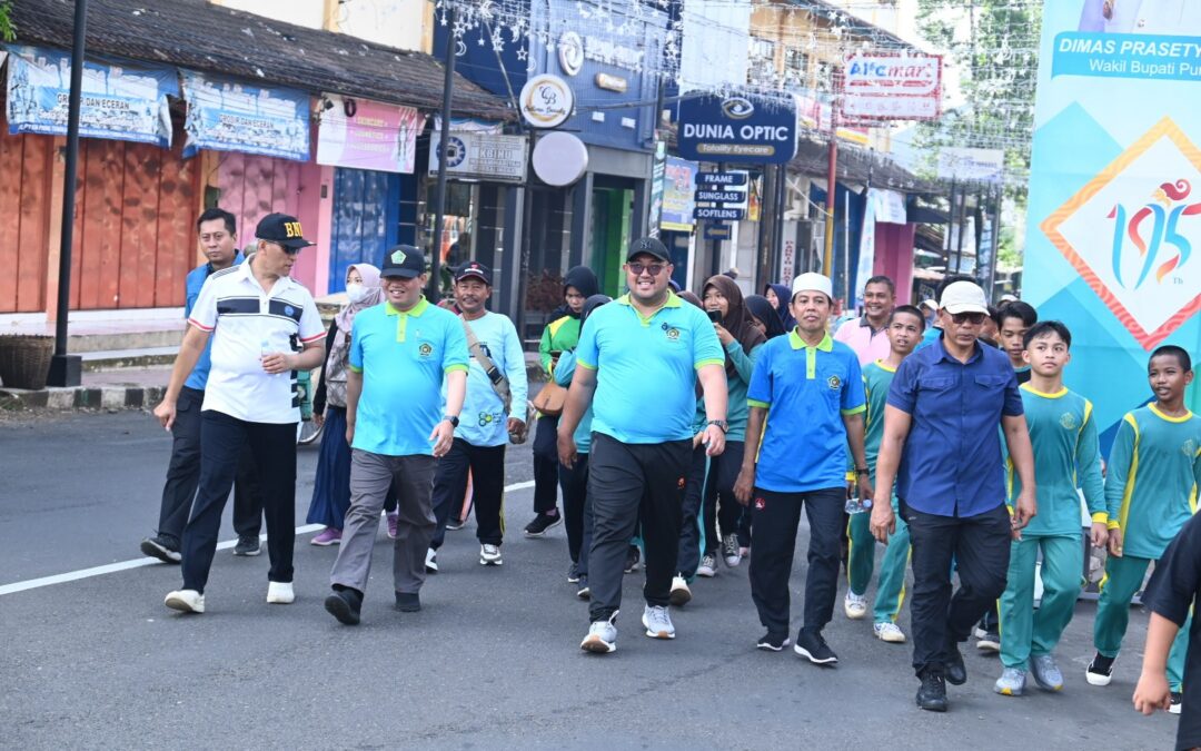 Melangkah Bersama dalam Damai, Jalan Sehat Kerukunan Umat Beragama Warnai HAB Ke-80 Kemenag