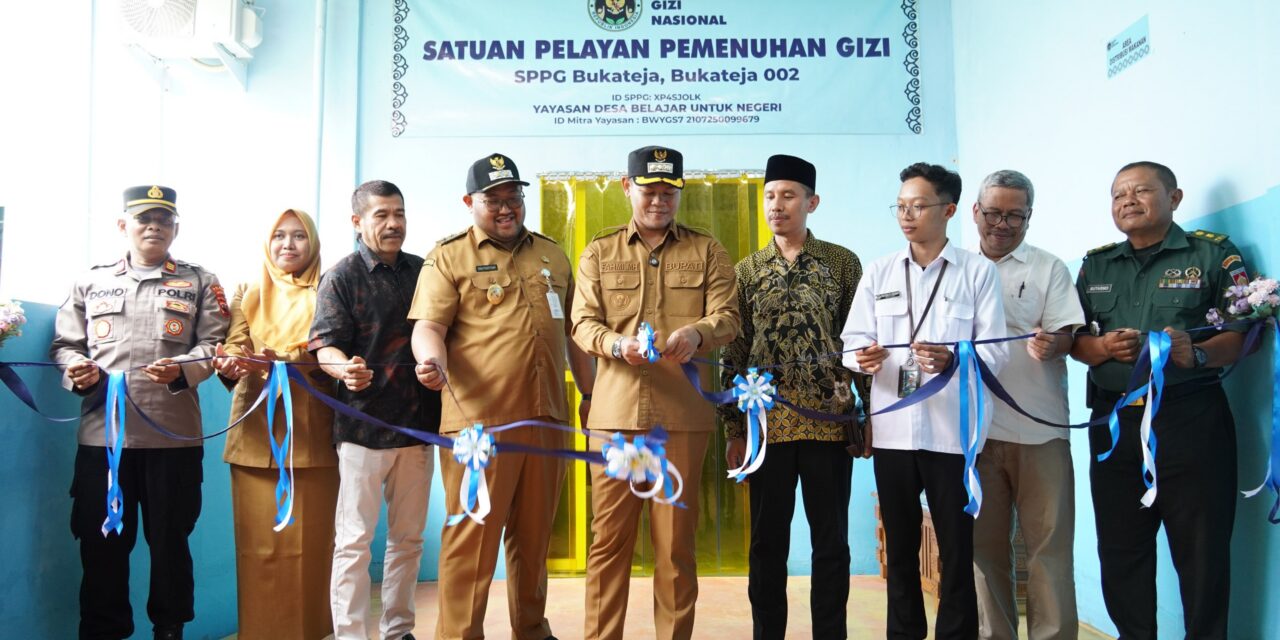Launching Dapur SPPG Bukateja, Bupati Fahmi Tekankan Quality Control Ketat