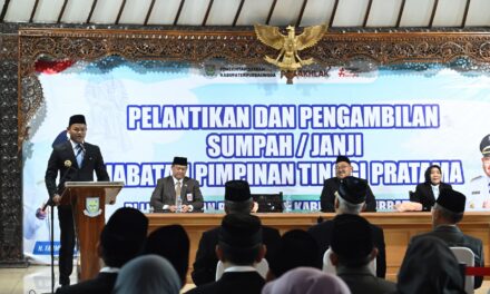 Susunan Perangkat Daerah Baru Pemkab Purbalingga, Lima Kepala Dinas Resmi Dilantik