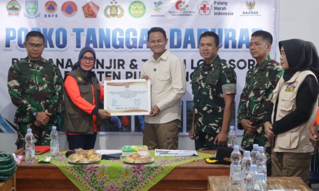 BNPB Salurkan Bantuan Logistik, Dampingi Pemkab Purbalingga Tangani Tanggap Darurat Banjir Bandang