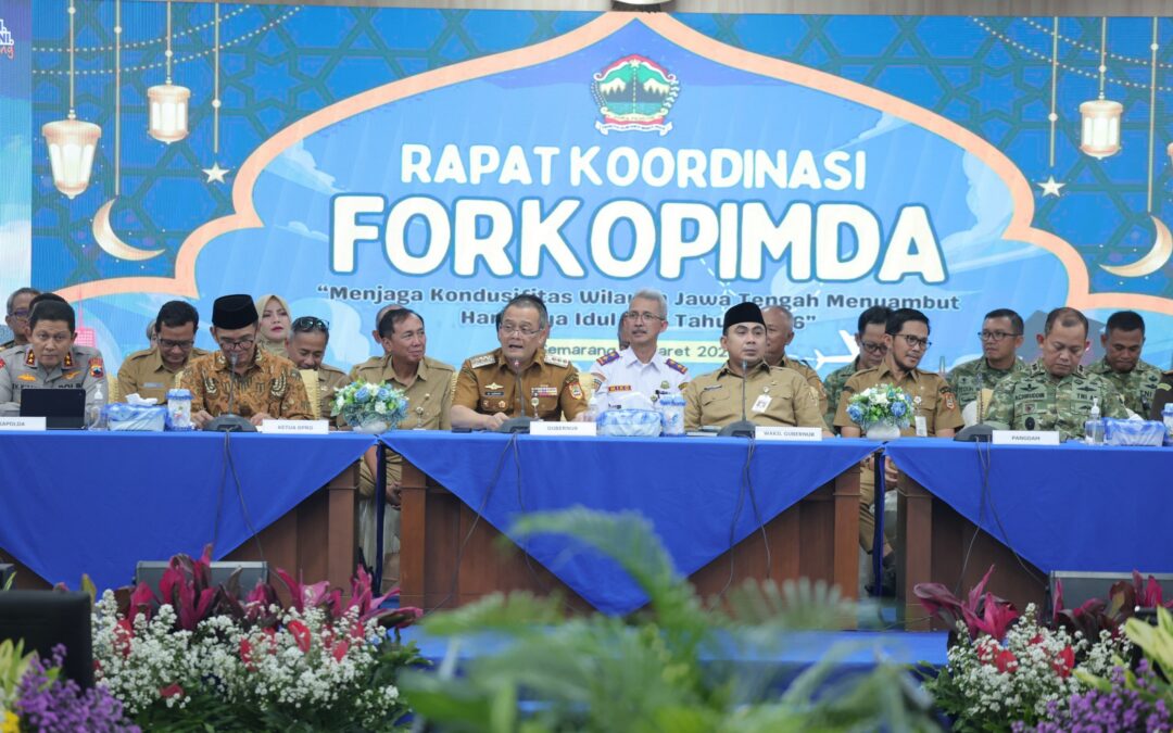 Jateng Siap Sambut Lebaran 1447 H, Gubernur Pastikan Stok Aman, Jalan Diperbaiki dan THR Cair H-7