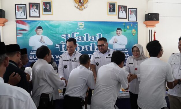 Halalbihalal Empat Kecamatan di Bobotsari, Bupati Fahmi Tekankan Kewaspadaan Bencana